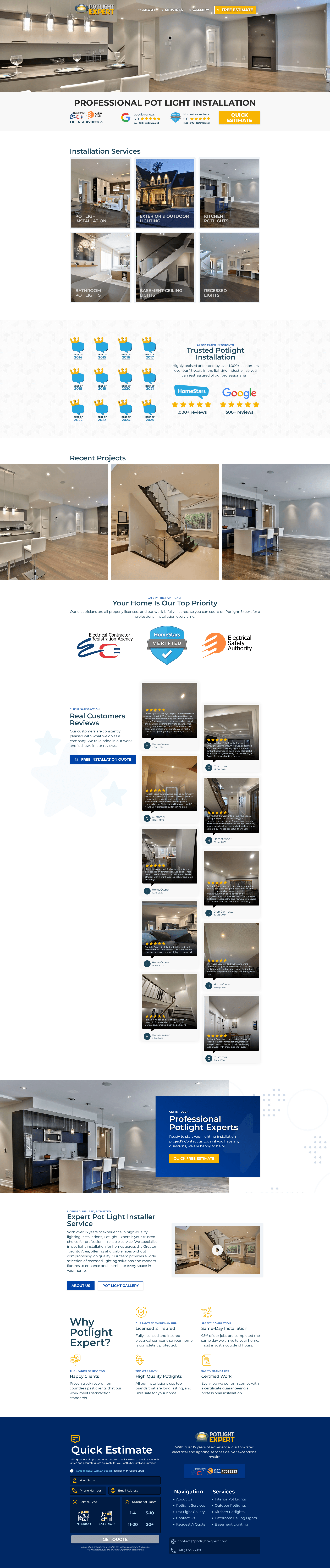 Potlight Expert website screenshot
