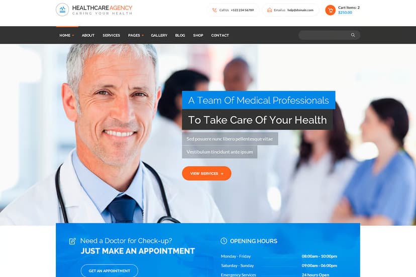 Healthcare & Medical website design